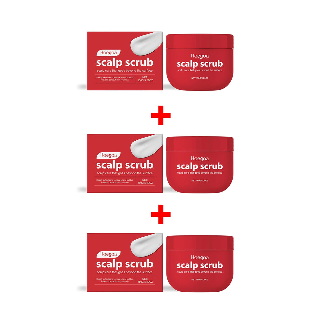 Deep Cleansing Exfoliating Scalp Scrub for Dandruff and Oily Hair