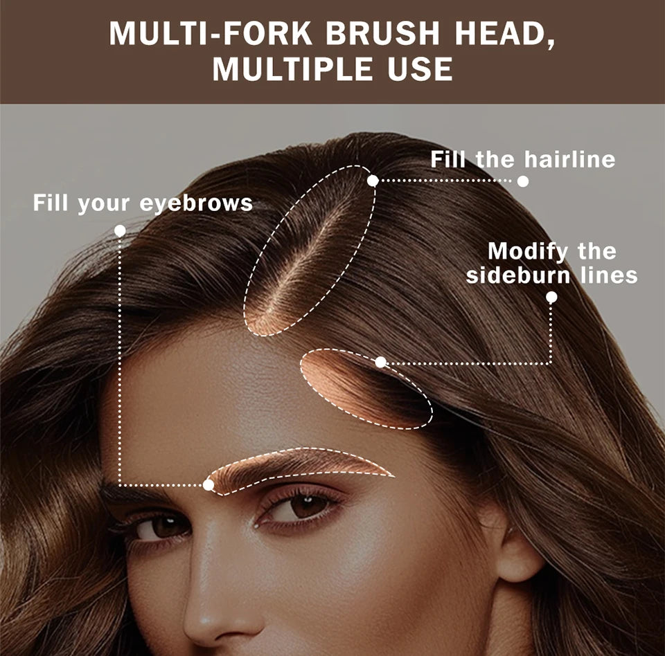Waterproof Multi-Fork Liquid Eyebrow Pen for Natural Brows - 15