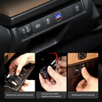 USB-C PD and QC3.0 Fast Car Charger for Toyota Dashboard