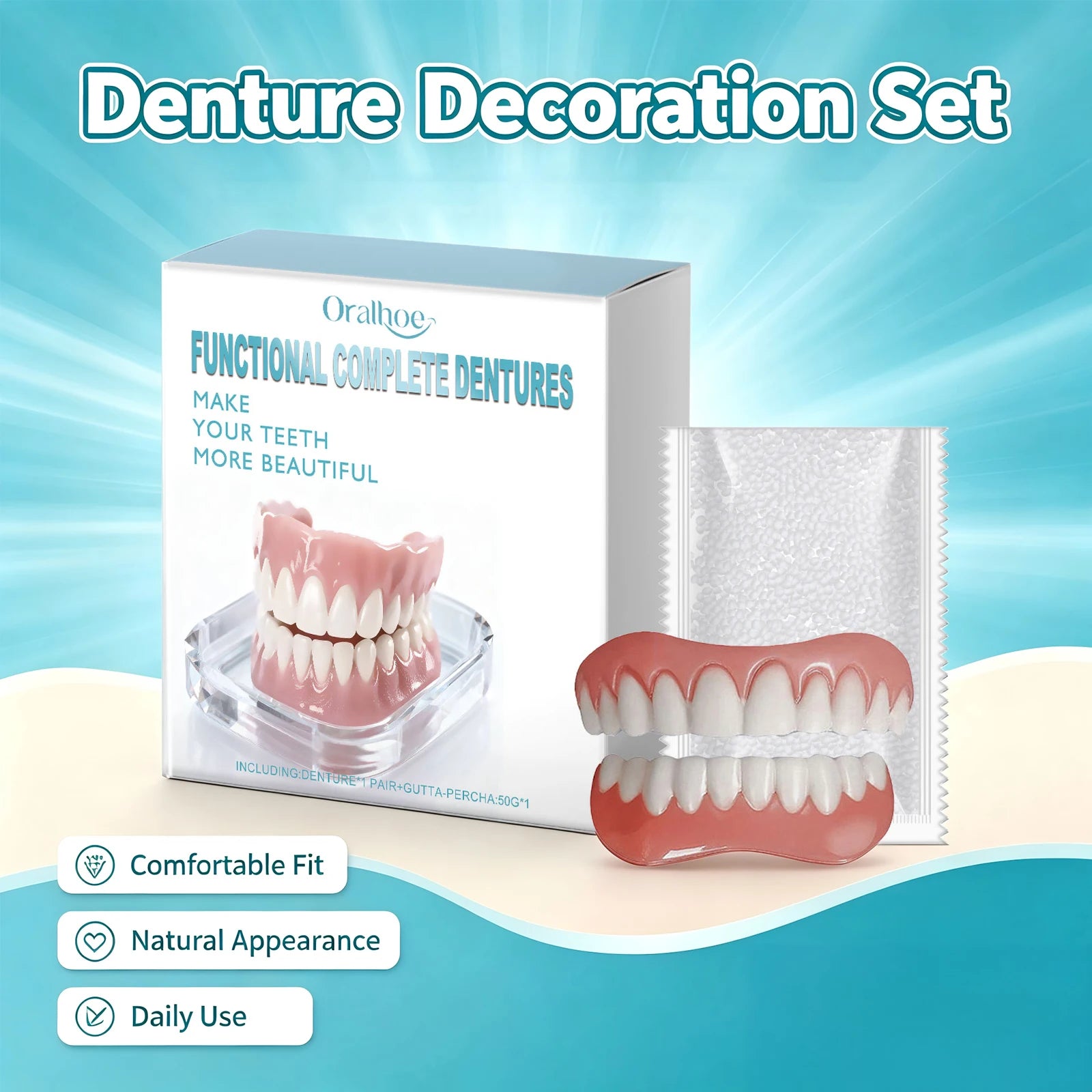 Cosmetic Denture Set for Instant Smile Enhancement - 3