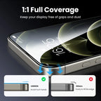 Tempered Glass Screen Protector for iPhone 16 and 15 Series