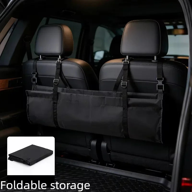 Oxford Cloth Car Trunk Backseat Organizer for Fishing Rods and Equipment