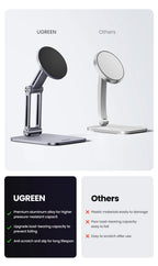 Adjustable Magnetic Aluminum Phone Stand for Desk