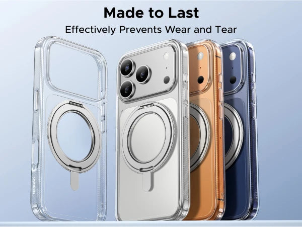 Magnetic Kickstand Phone Case for iPhone 17 Pro and Pro Max