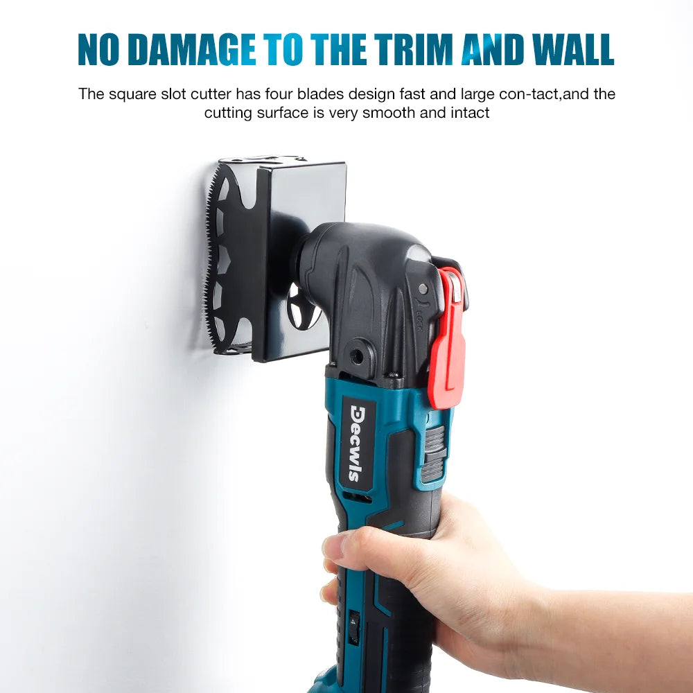 Square and Rectangle Oscillating Tool Slot Cutter for Drywall - 4