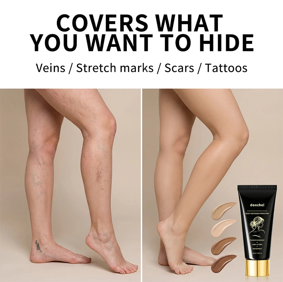 Waterproof Full Coverage Body Concealer for Scars and Tattoos - 13