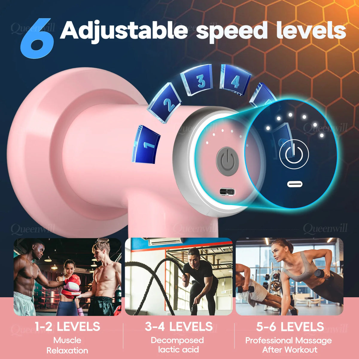 Portable Electric Handheld Body Sculpting Massage Gun