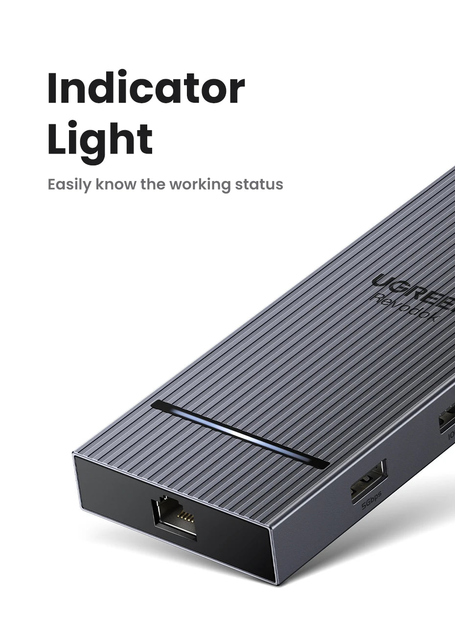 10-in-1 USB-C Docking Station with Dual 4K 60Hz HDMI and 100W PD