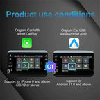 2 In 1 Wireless CarPlay and Android Auto Adapter Bluetooth 5.0 Dongle