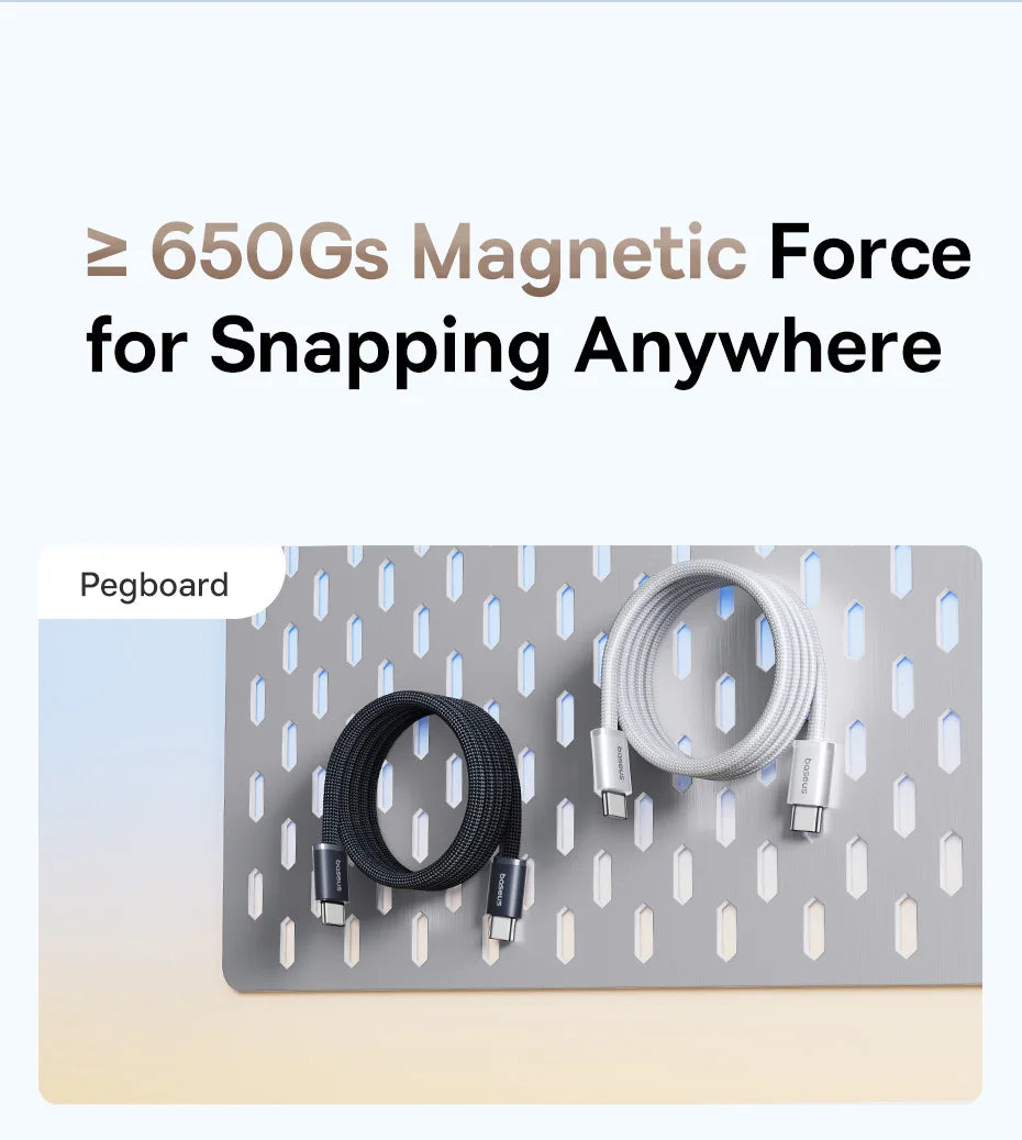 Magnetic 100W USB-C Fast Charging Data Cable