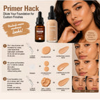 Liquid Foundation and Primer Makeup Set