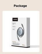 100W PD Fast Charging Retractable USB-C to USB-C Cable
