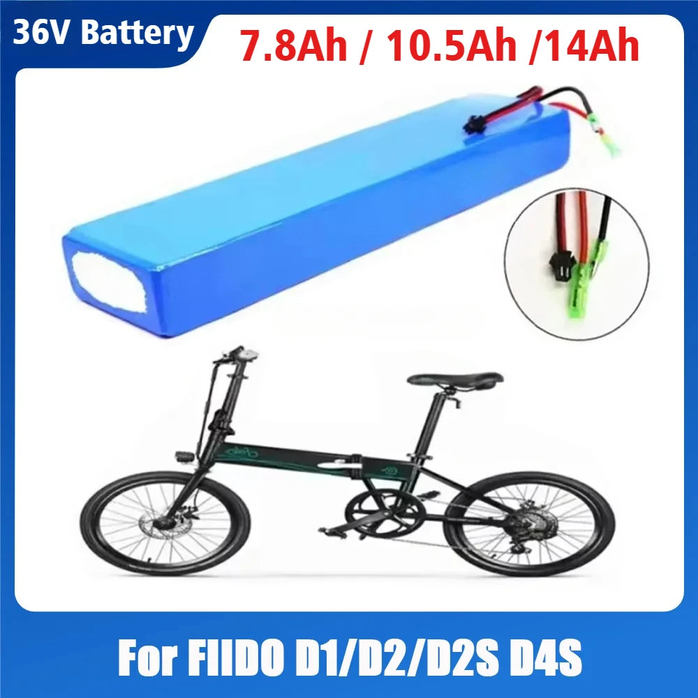 36V Lithium Ion Replacement Battery for Folding Electric Bikes