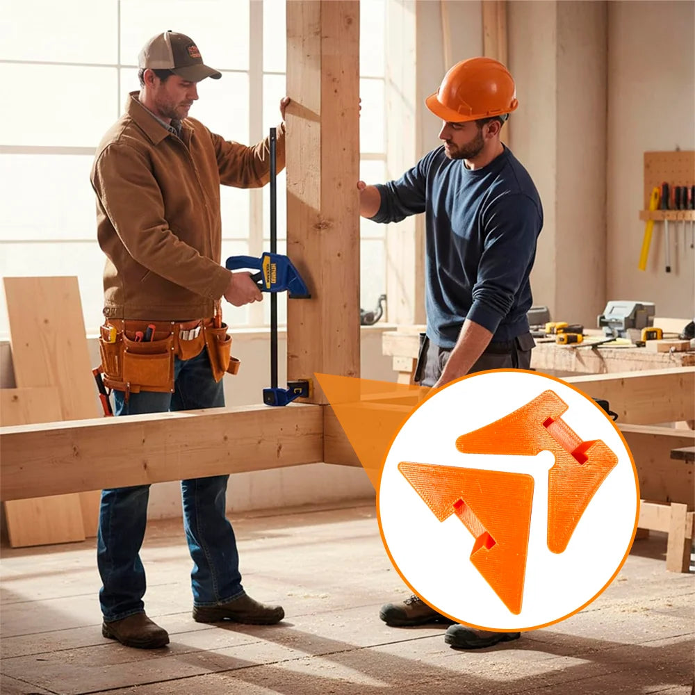 90-Degree Right Angle Woodworking Corner Clamp Adapters - 4