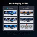 12-in-1 USB-C Triple Display Docking Station 4K 120Hz