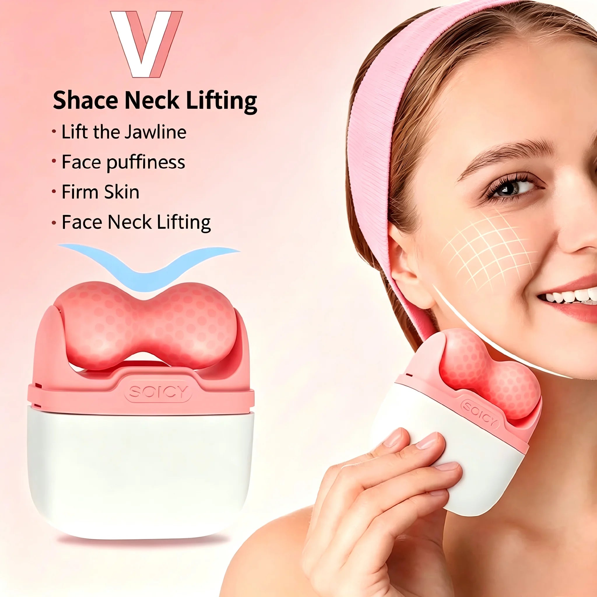 Double Ended Ice Roller for Face and Body De-Puffing - 9