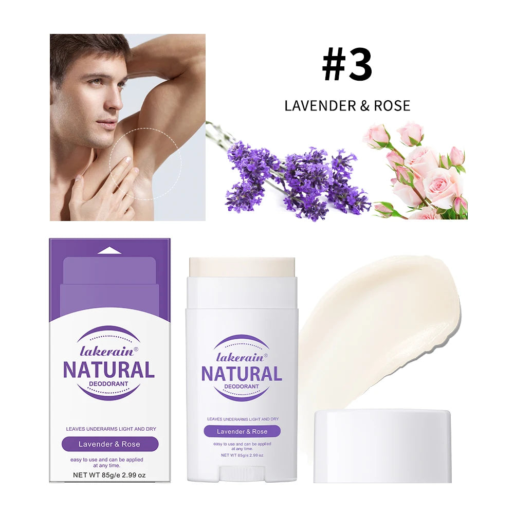 Long-Lasting Natural Solid Deodorant Stick for Men and Women - 21