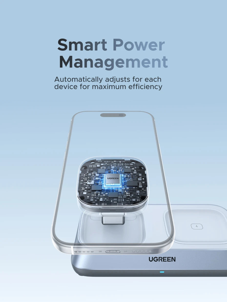 3-in-1 Magnetic Wireless Charging Station for Apple Devices - 15