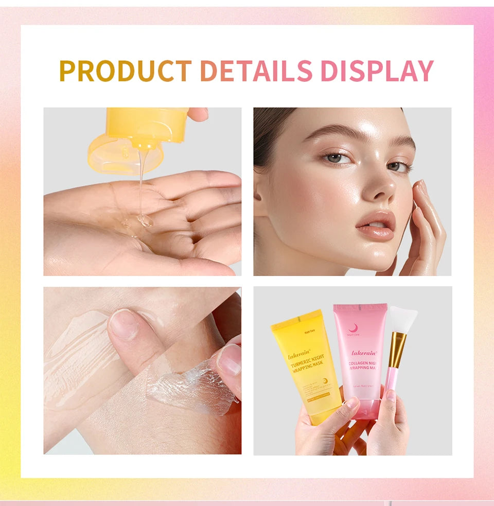 Overnight Peel-Off Face Mask Duo for Radiant Skin - 15