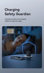 30W Fast USB Wall Charger with Type-C and Dual USB Ports