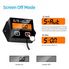 Digital Engine Tachometer and Hour Meter Gauge for Spark Ignition Engines