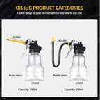 250ml Manual Pump Oiler Bottle High Pressure Lubrication Spray Can
