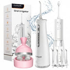 Portable Electric Water Flosser and Scalp Massager Set