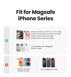 Magnetic Phone Card Holder Wallet with Kickstand for iPhone