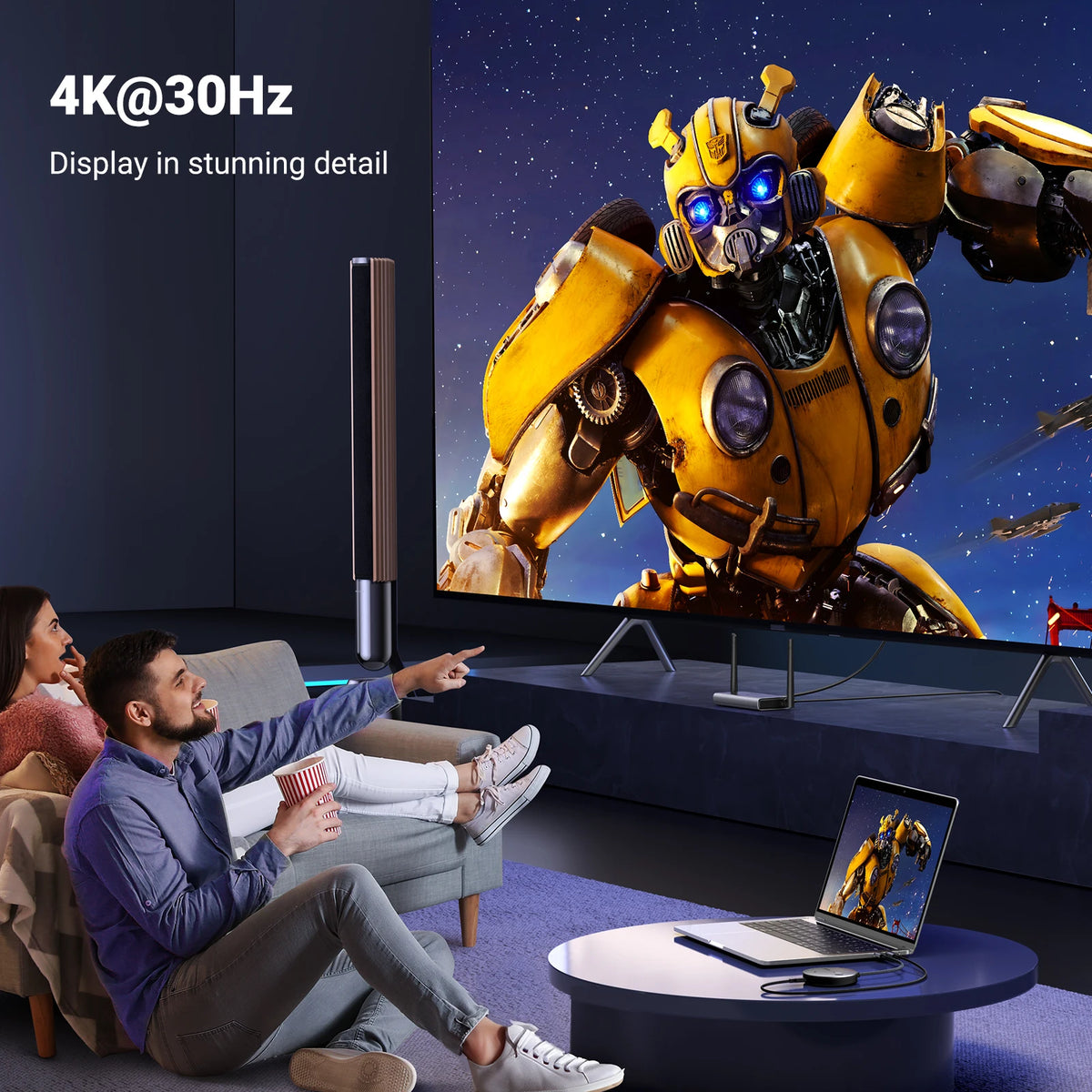 Wireless 4K HDMI Extender Kit for TV and PC