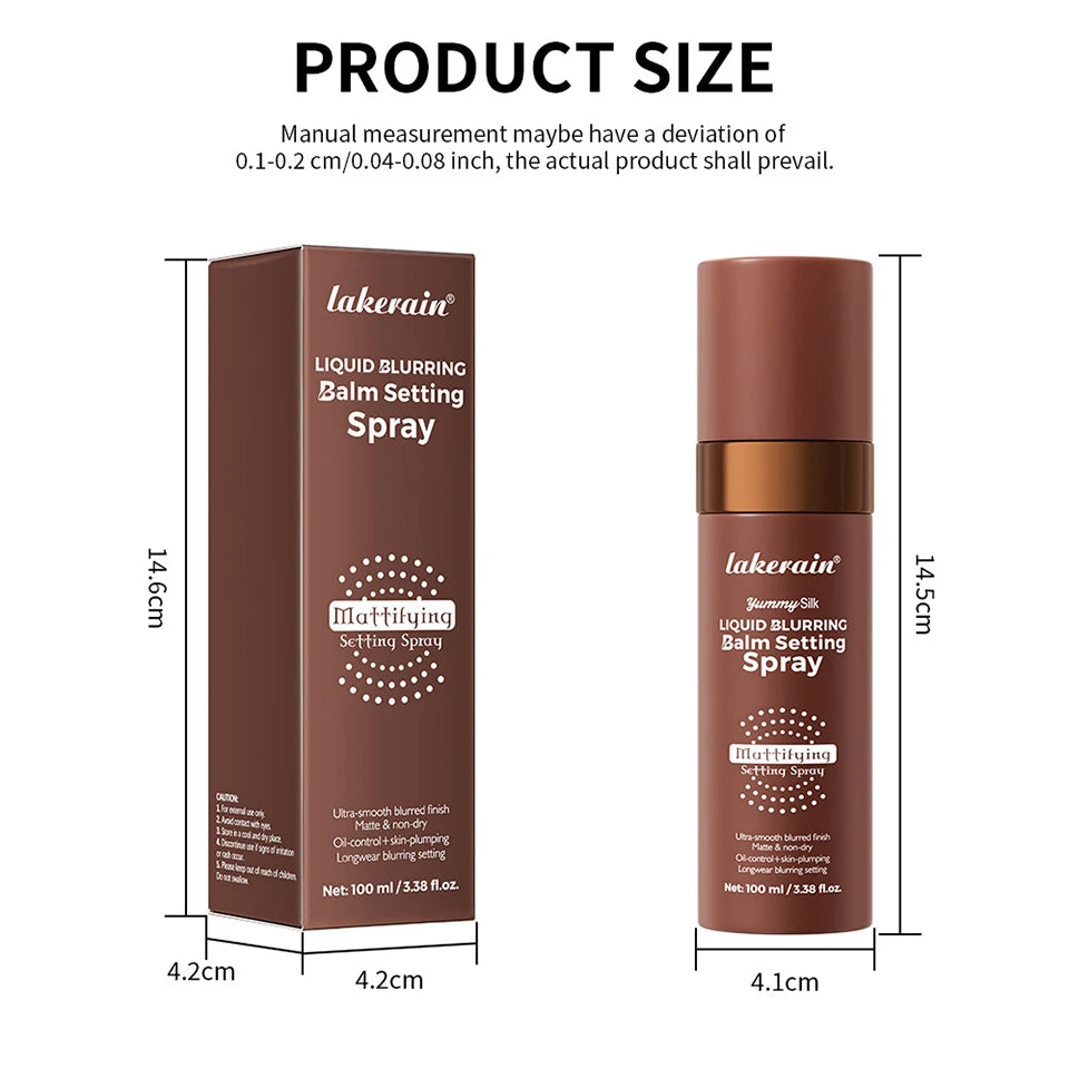 Liquid Blurring Balm Setting Spray for Long-Lasting Matte Makeup - 16