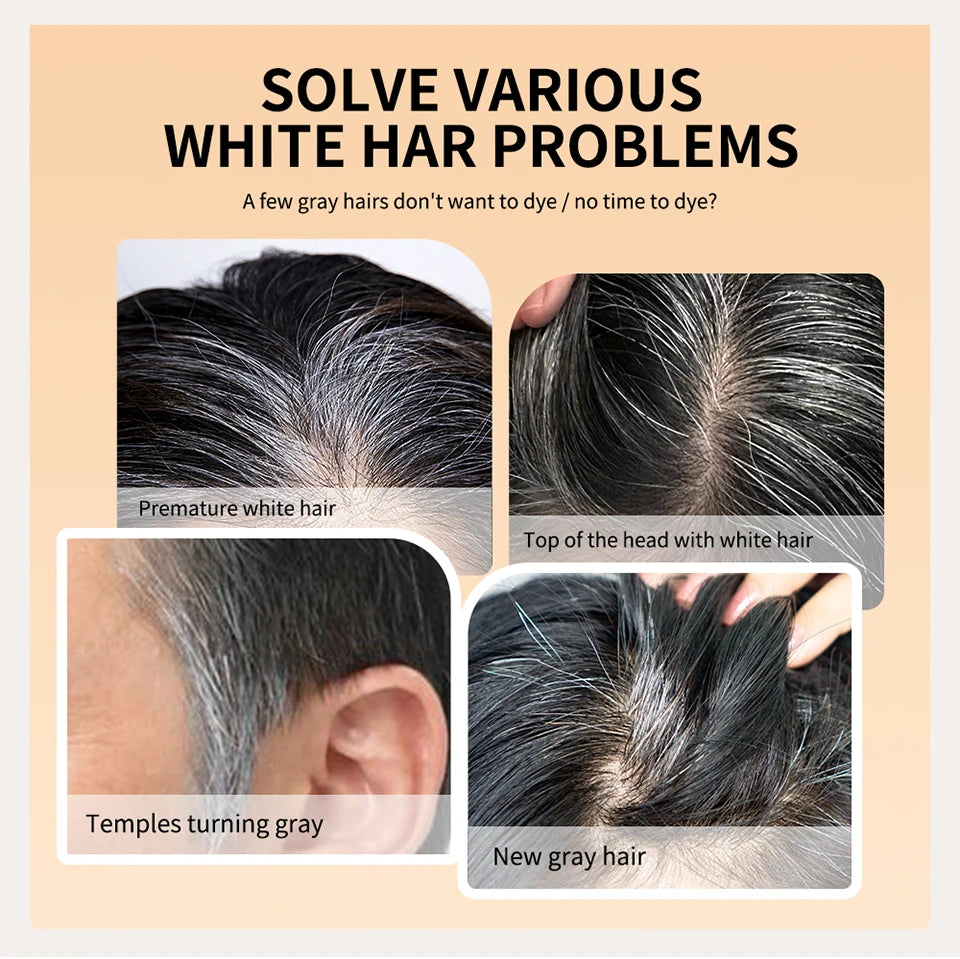 Temporary Hair Root Touch Up Stick for Gray Coverage