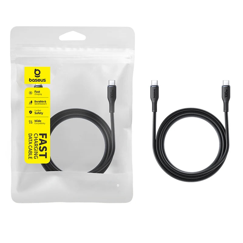 100W USB-C to USB-C Fast Charging and Data Sync Cable