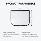 Universal EV Charging Port Rainproof Dustproof Cover with Magnetic Strip