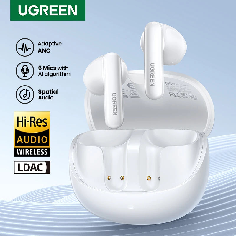 Adaptive Noise Cancelling Wireless Earbuds with LDAC Hi-Res Audio - 1