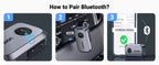 Bluetooth 5.3 Car Audio Receiver with 3.5mm Aux Adapter