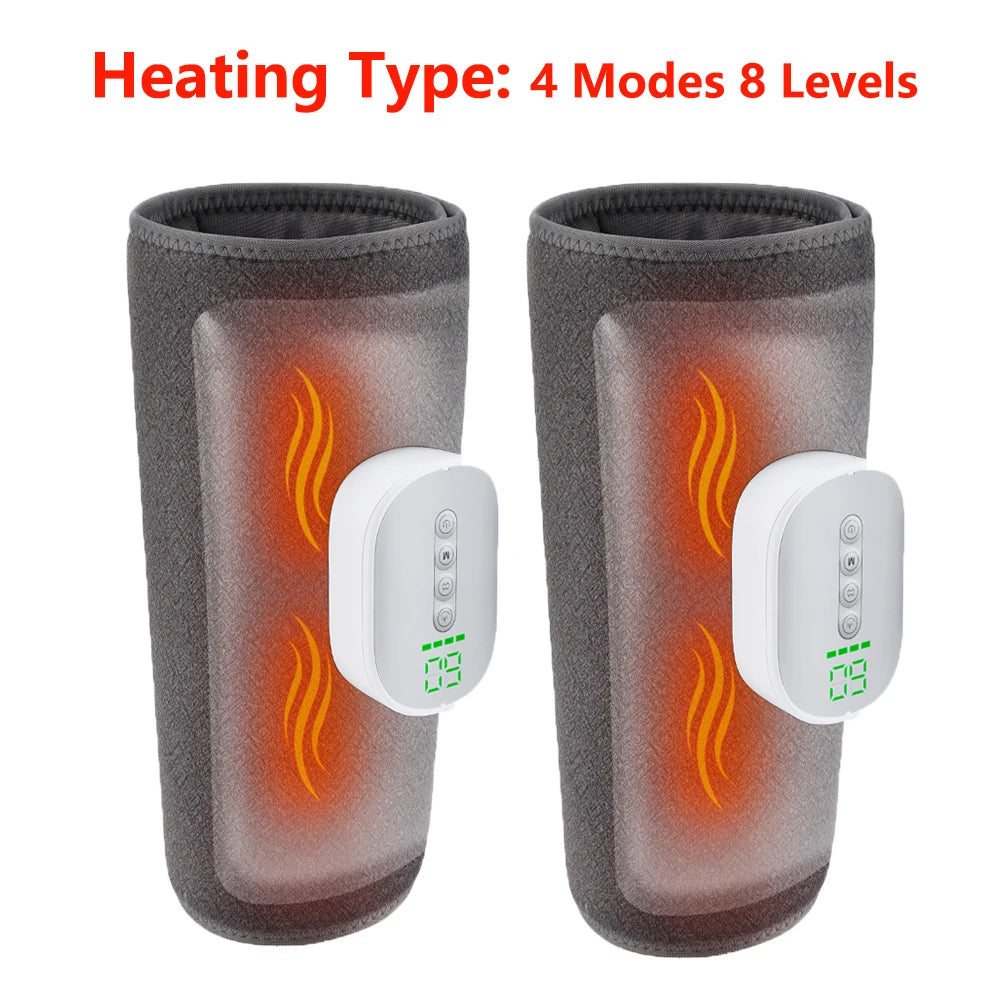 Wireless Heated Calf Compression Leg Massager
