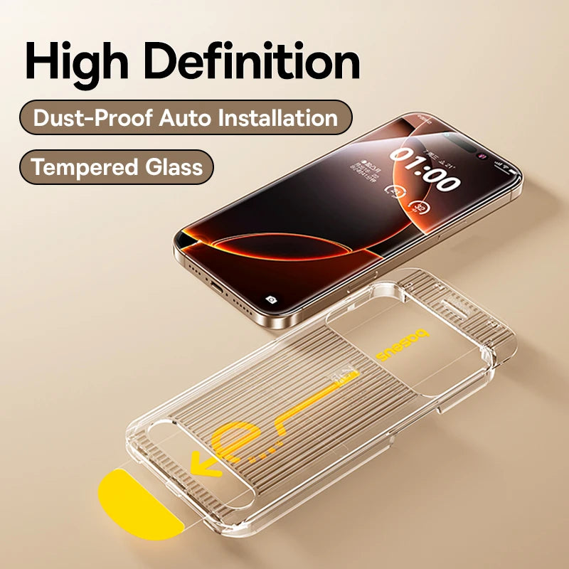 Bezel-Less Tempered Glass Screen Protector for iPhone - 21