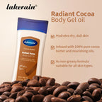 Radiant Cocoa Butter Body Gel Oil for Hydrated Glowing Skin