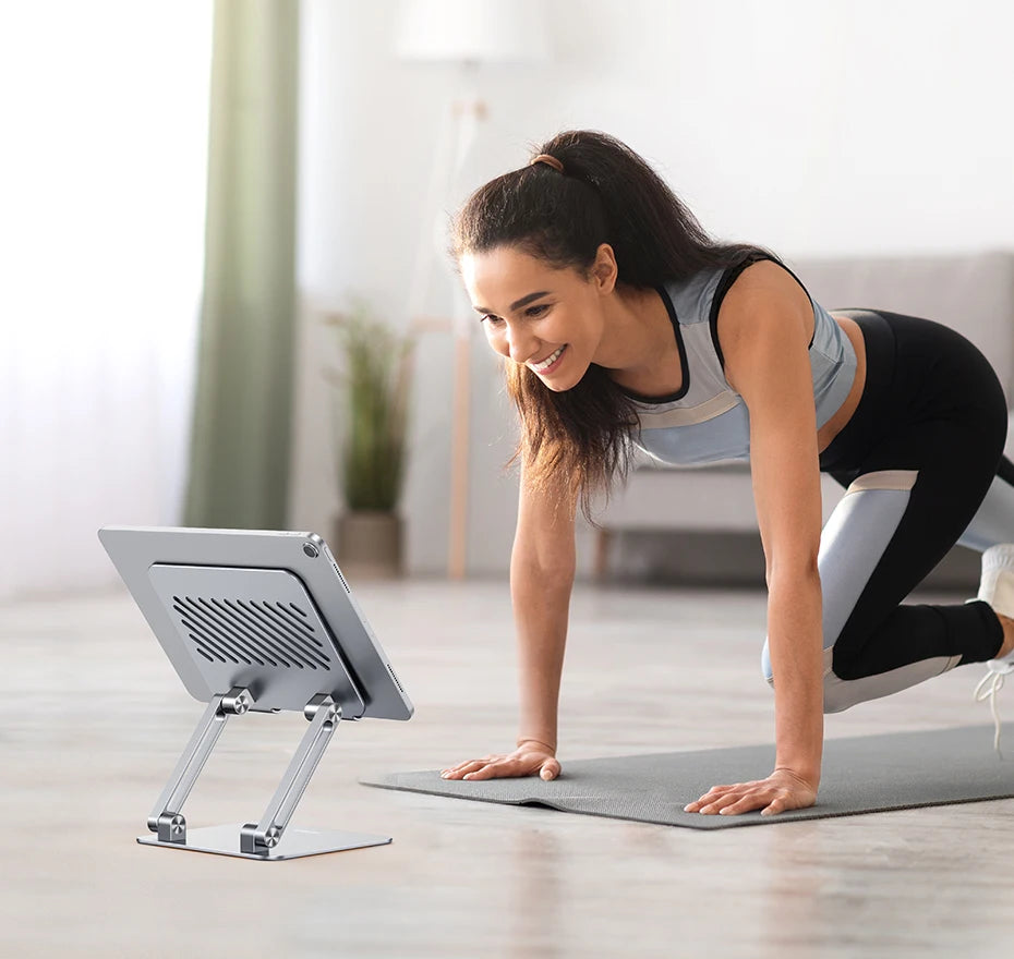 Adjustable Aluminum Tablet and Phone Stand - 8