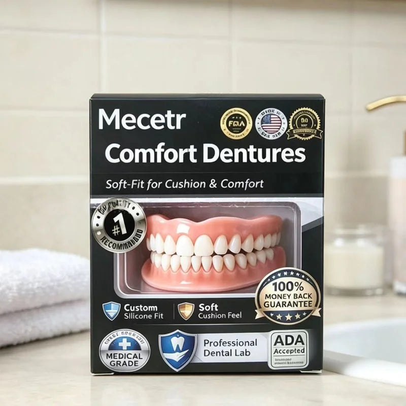 Comfort Denture Adhesive Support for Missing Teeth