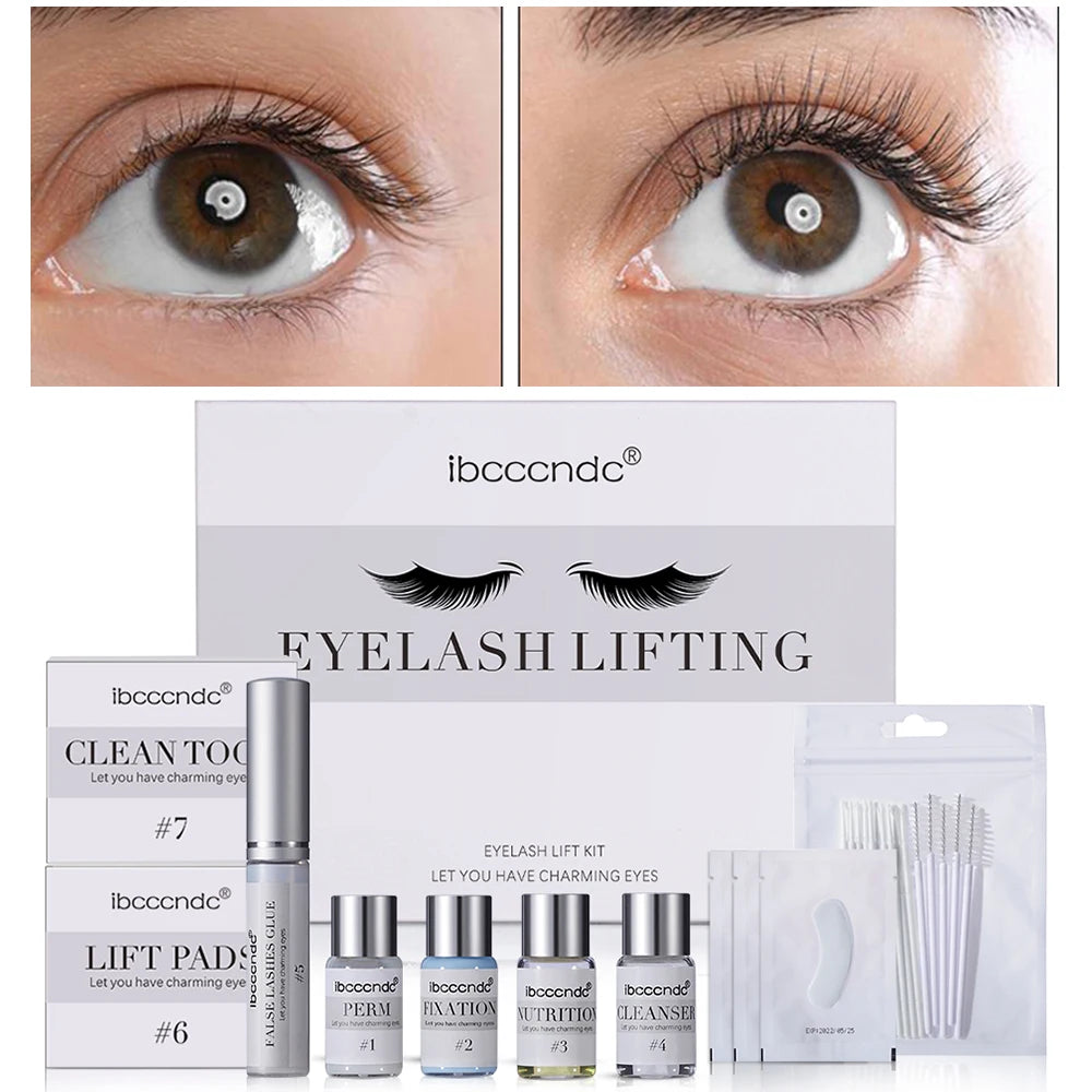 Professional Eyelash Lifting and Perming Kit for Home Use