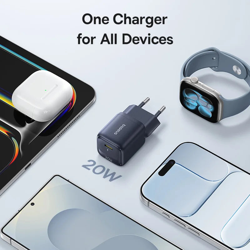 20W USB-C Fast Wall Charger for Smartphones and Tablets - 4