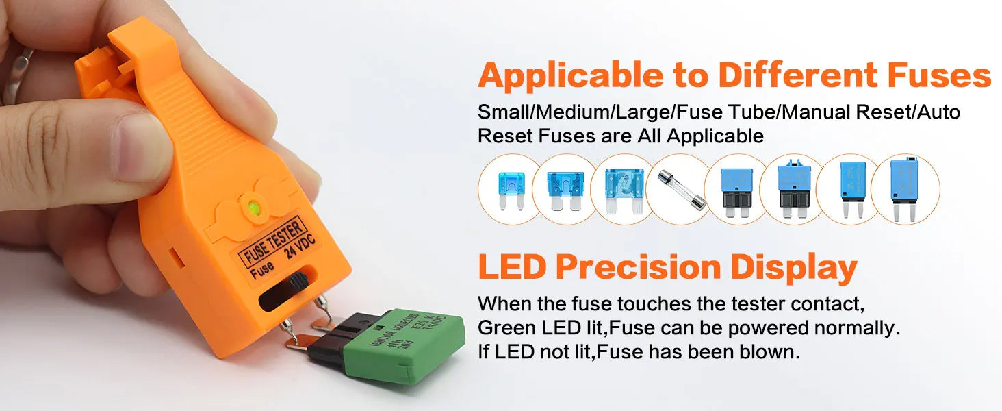 Adjustable Automotive Fuse Tester and Puller Tool - 7