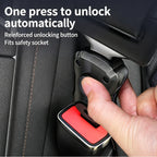 Universal Car Seat Belt Extender Buckle Clip 2 Piece Set