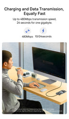 USB-C to Lightning Fast Charging and Data Sync Cable