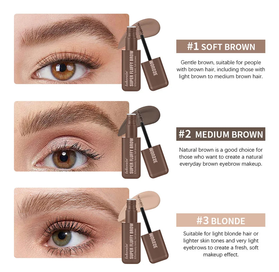 Waterproof Volumizing Eyebrow Mousse for Fluffy Brows