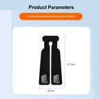 Suede Leather Car Glove Box Hanging Hook for Handbags and Accessories