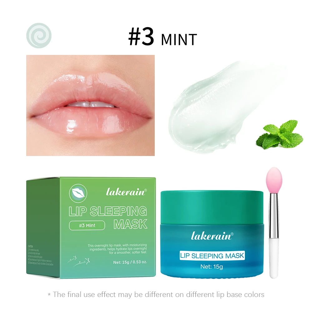 Hydrating Dual-Color Lip Sleeping Mask for Dry Cracked Lips - 28