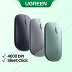 Slim Wireless Bluetooth Mouse with 4000 DPI Silent Click
