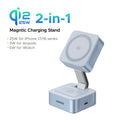 2-in-1 Magnetic Foldable Wireless Charging Stand for iPhone and AirPods
